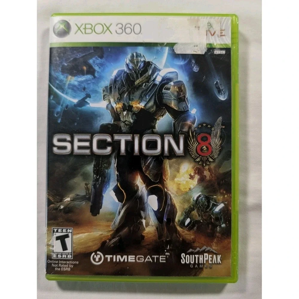 Section 8 Xbox 360 2009 CIB Complete with Manual - Tested & Working